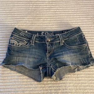 LA Idol USA jean shorts size small